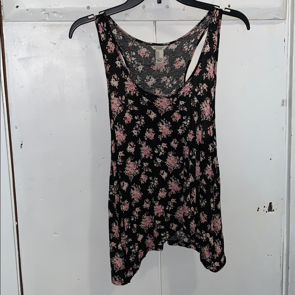 Floral tank top